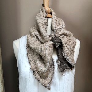 Traits silk cashmere cotton blended scarf